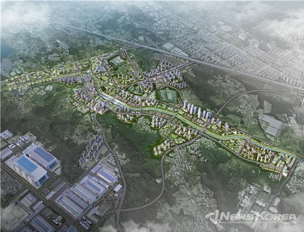 아산탕정2 도시개발사업 위치도 @아산시