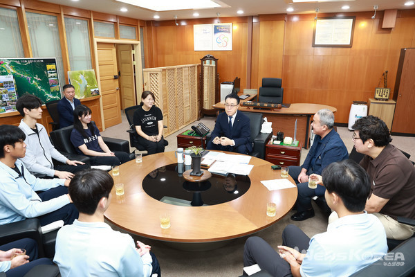 화순군  국제대회 및 전국대회 수상 직장부 복싱선수·임원단 격려 @화순군