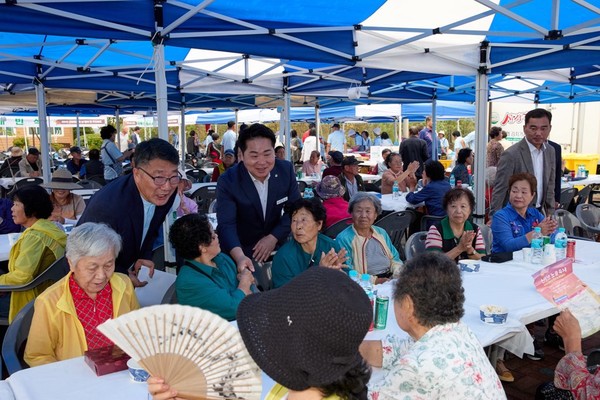 선장포 노을축제 현장 모습 @아산시