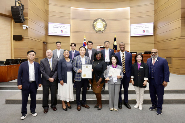 천안흥타령춤축제를 맞아 방문한 미국 PG(Prince George’s) 카운티 대표단 초청 환담회 @천안시