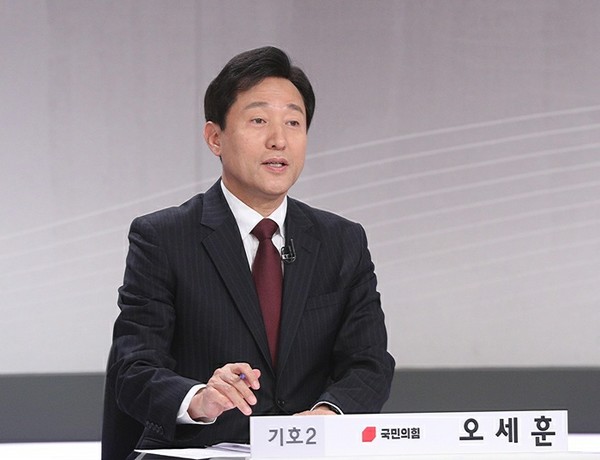 오세훈 서울시장  @뉴스코리아 김정호 기자