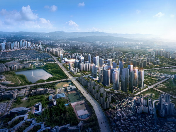 수원시 경제자유구역 조감도 @수원시