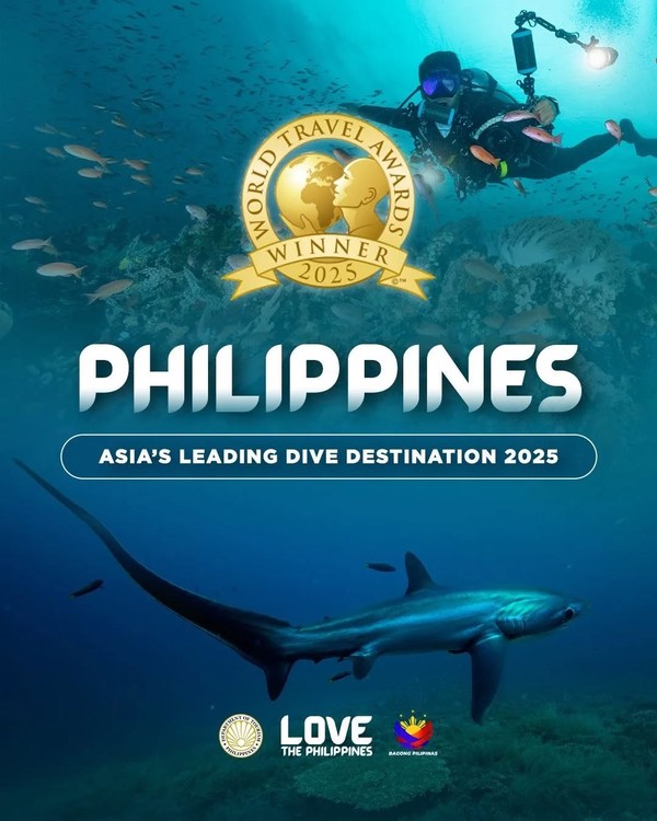 필리핀, 2025 세계 관광 어워즈 6관왕 석권 @필리핀 관광부