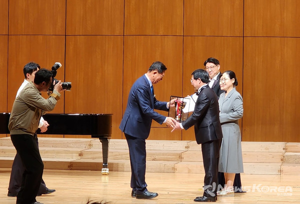 전남도민합창경연대회 수상 모습 @화순군