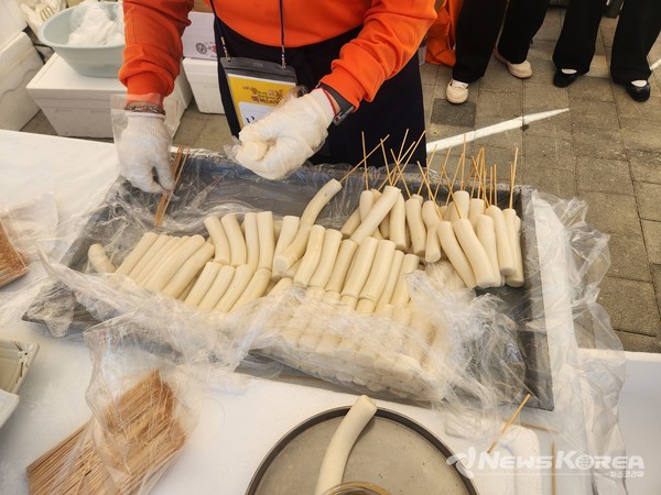 떡·쌀 요리 경연대회에서는 참가자들이 직접 만든 창작 요리가 선보였다. @뉴스코리아 김현미 기자