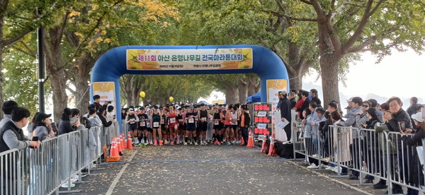 제11회 아산 은행나무길 마라톤 대회 @아산시