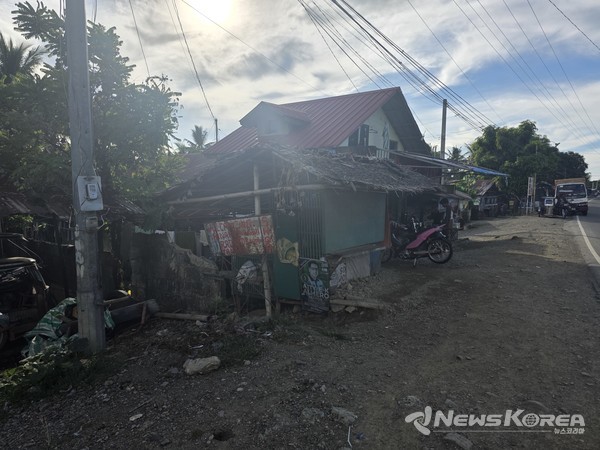 사진에 보이는 집이 故임진호 씨 미망인의 친정 고향집이다. @뉴스코리아 최신 특파원