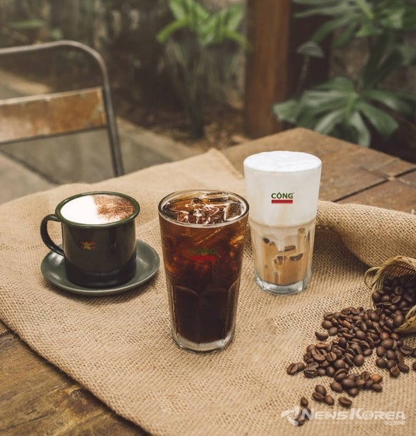 여러 종류의 베트남 커피 @뉴스코리아 이웅연 특파원