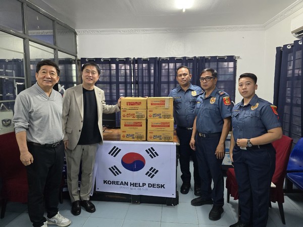 주필리핀 이상화 대사·최종필 한인회장, 앙헬레스 경찰청 방문 @필리핀 중부루손 한인회