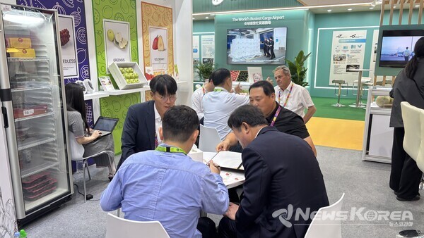 충남도 홍콩에서 열린 ‘2026 Asia Fruit Logistica’ 참가 @충청남도 제공