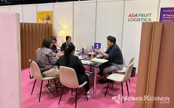 충남도 홍콩에서 열린 ‘2026 Asia Fruit Logistica’ 참가 @충청남도 제공