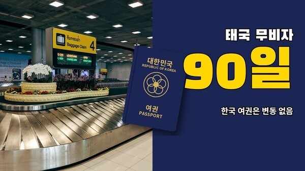 Thailand Modifies Visa-Free Policy... 90-Day Stay for South Korean Tourists Remains Unchanged